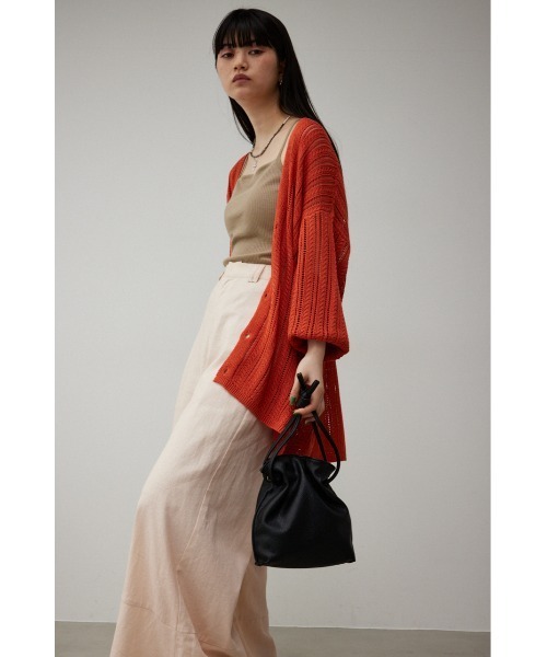 AZUL by moussy(アズールバイマウジー)の「ドローストリングポーチバッグ(ショルダーバッグ・レディース・ブラック/ターコイズブルー/イエロー・FREE)」の13枚目の写真