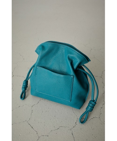 AZUL by moussy(アズールバイマウジー)の「ドローストリングポーチバッグ(ショルダーバッグ・レディース・ブラック/ターコイズブルー/イエロー・FREE)」の17枚目の写真