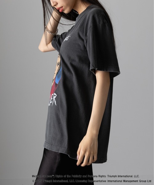 GOOD ROCK SPEED(グッドロックスピード)の「【GOOD ROCK SPEED】バンドTシャツ MICHAEL JACKSON/PINK FLOYD/NIRVANA(Tシャツ/カットソー・レディース・グレー系3/グレー系2/ライトピンク/チャコールグレー・FREE)」の7枚目の写真