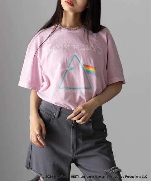 GOOD ROCK SPEED(グッドロックスピード)の「【GOOD ROCK SPEED】バンドTシャツ MICHAEL JACKSON/PINK FLOYD/NIRVANA(Tシャツ/カットソー・レディース・グレー系3/グレー系2/ライトピンク/チャコールグレー・FREE)」の20枚目の写真