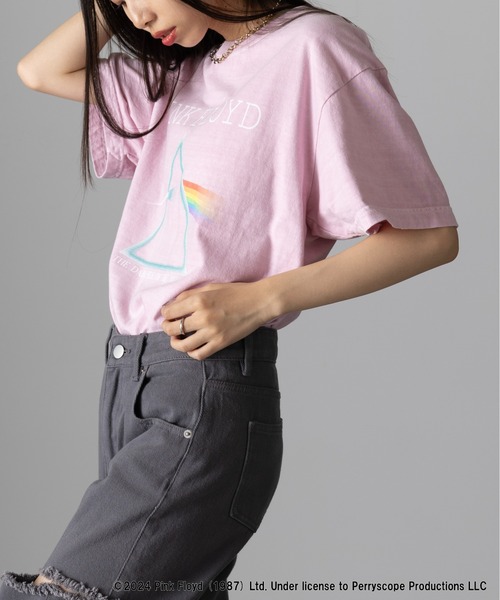 GOOD ROCK SPEED(グッドロックスピード)の「【GOOD ROCK SPEED】バンドTシャツ MICHAEL JACKSON/PINK FLOYD/NIRVANA(Tシャツ/カットソー・レディース・グレー系3/グレー系2/ライトピンク/チャコールグレー・FREE)」の21枚目の写真