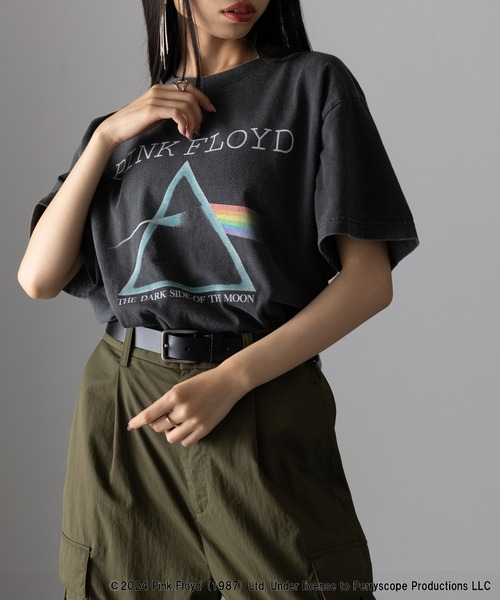GOOD ROCK SPEED(グッドロックスピード)の「【GOOD ROCK SPEED】バンドTシャツ MICHAEL JACKSON/PINK FLOYD/NIRVANA(Tシャツ/カットソー・レディース・グレー系3/グレー系2/ライトピンク/チャコールグレー・FREE)」の14枚目の写真