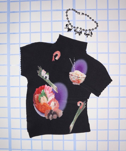 musubore（ムスボレ）の「【 select 】pleated print tops