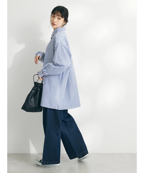 CRAFT STANDARD BOUTIQUE(クラフトスタンダードブティック)の「イージーケアオーバーシャツ(シャツ/ブラウス・レディース・ブルー系その他6/ネイビー系2/ホワイト系その他/グリーン系その他3・FREE)」の14枚目の写真