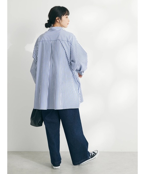 CRAFT STANDARD BOUTIQUE(クラフトスタンダードブティック)の「イージーケアオーバーシャツ(シャツ/ブラウス・レディース・ブルー系その他6/ネイビー系2/ホワイト系その他/グリーン系その他3・FREE)」の15枚目の写真