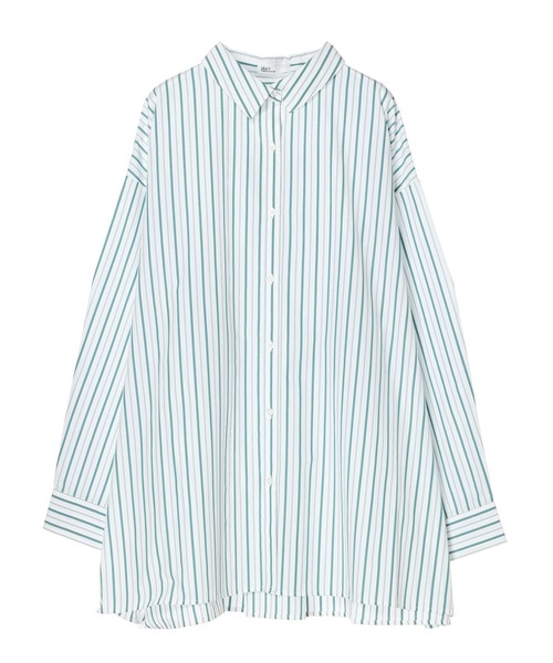 CRAFT STANDARD BOUTIQUE(クラフトスタンダードブティック)の「イージーケアオーバーシャツ(シャツ/ブラウス・レディース・ブルー系その他6/ネイビー系2/ホワイト系その他/グリーン系その他3・FREE)」の5枚目の写真