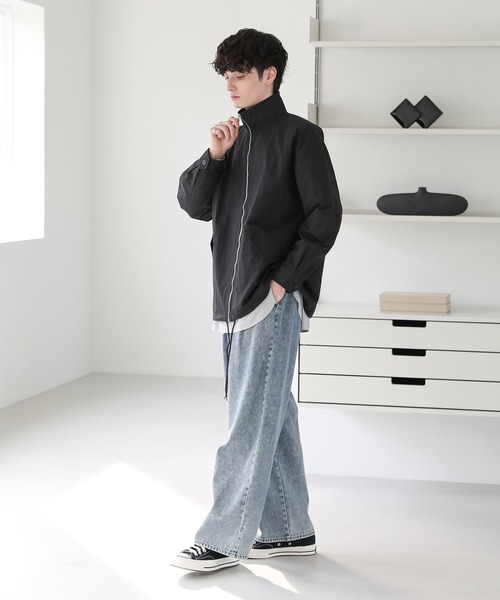 Buyer's Select/スタンドネックビックシルエットジップブルゾン(ブルゾン)|ASTRONOMY(アストロノミー) Buyer's Select/スタンドネックビックシルエットジップブルゾン(ブルゾン)|ASTRONOMY(アストロノミー)