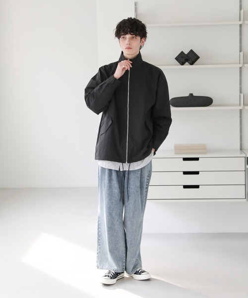 Buyer's Select/スタンドネックビックシルエットジップブルゾン(ブルゾン)|ASTRONOMY(アストロノミー) Buyer's Select/スタンドネックビックシルエットジップブルゾン(ブルゾン)|ASTRONOMY(アストロノミー)