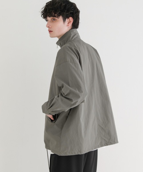 Buyer's Select/スタンドネックビックシルエットジップブルゾン