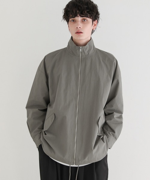 Buyer's Select/スタンドネックビックシルエットジップブルゾン