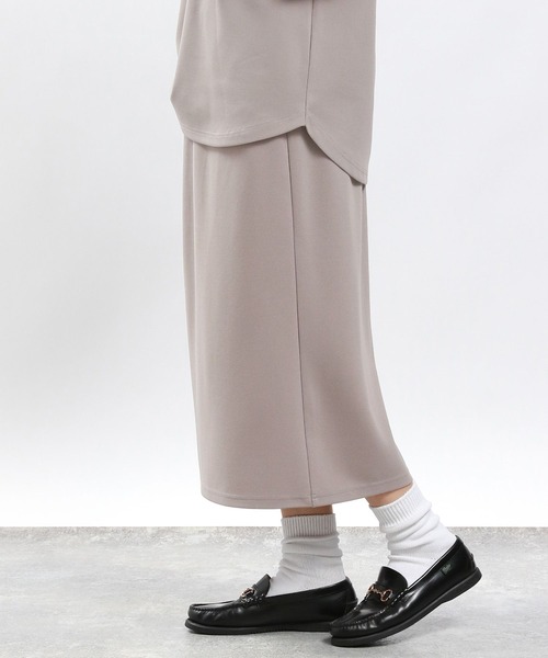 GLOBAL WORK Smile Seed Store(グローバルワーク スマイルシードストア)の「ジョーゼットナロースカート/992447(スカート・レディース・ネイビー/ベージュ系その他3/ブラック・SMALL/MEDIUM/LARGE/X-LARGE)」の3枚目の写真