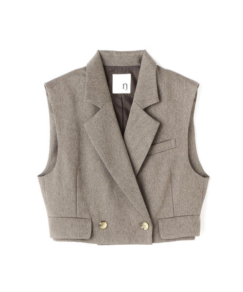 N.（N. Natural Beauty Basic）（エヌエヌナチュラルビューティーベーシック）の「◆ショートテイラージレ（ベスト・レディース・ベージュ/ブラウン・MEDIUM）」の22枚目の写真