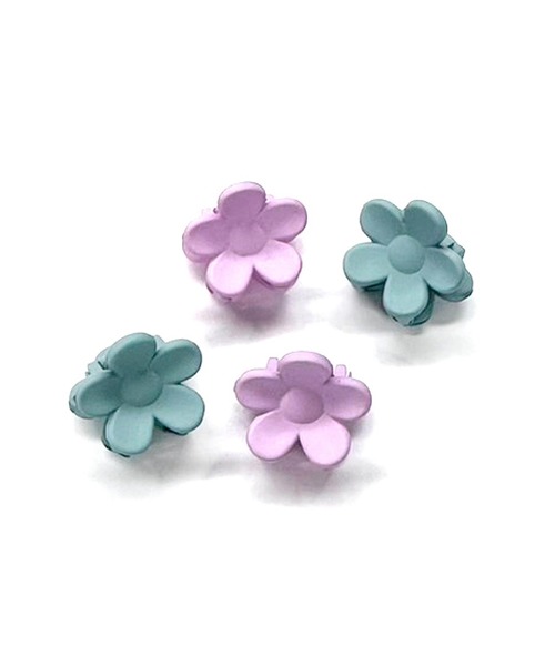 anap mimpi（アナップミンピ）の「4SET フラワー ミニ ヘアクリップ（バレッタ/ヘアクリップ・レディース・ホワイト/オレンジ/ラベンダー・FREE）」の5枚目の写真