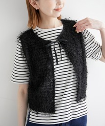 リボンパッファーベスト MAISON SPECIAL（メゾンスペシャル）の「Ribbon Puffer Vest