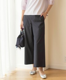 J.PRESS Ladies（J.プレス レディス）の「【洗える・吸水速乾】麻シェルドライ セミワイド パンツ（その他パンツ）」