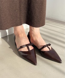 Olu. | リボンデザインフラットシューズ(パンプス)