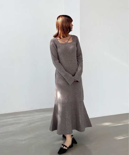 Olu.（オルドット）の「リボンデザインフラットシューズ（パンプス・レディース・ブラック/ブラウン系その他・39/37/35）」の9枚目の写真