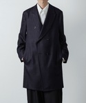 ato | SLUB YARN DOUBLE-BREASTED COAT(休閒西裝)