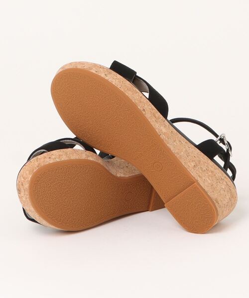 WA ORiental TRaffic（ダブルエーオリエンタルトラフィック）の「クロスウエッジサンダル/42201（サンダル・レディース・ブラック/ベージュ/グレー/ピンク・LL/3L/SS/S/M/L）」の13枚目の写真