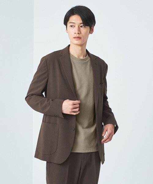 green label relaxing（グリーンレーベルリラクシング）の「【WEB限定】ドライクリーン 半袖 Tシャツ -吸水速乾・抗菌-（Tシャツ/カットソー・メンズ・ブラック/オフホワイト/グレー/ダークグリーン/ベージュ/ネイビー・S/M/L/XL/XXL）」の10枚目の写真