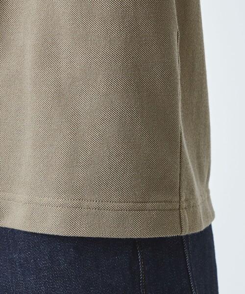 green label relaxing（グリーンレーベルリラクシング）の「【WEB限定】ドライクリーン 半袖 Tシャツ -吸水速乾・抗菌-（Tシャツ/カットソー・メンズ・ブラック/オフホワイト/グレー/ダークグリーン/ベージュ/ネイビー・S/M/L/XL/XXL）」の22枚目の写真