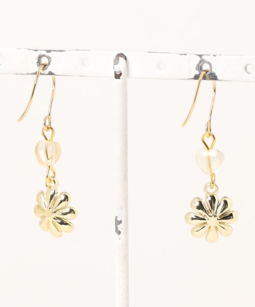tone(トーン)の「【Occhocochoi】mum Heart pierce(MA)(ピアス(両耳用)・レディース・ゴールド・FREE)」の2枚目の写真