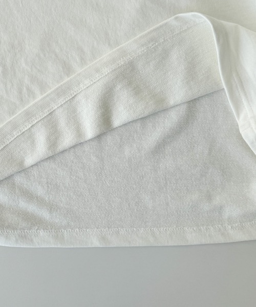 CANAL JEAN（キャナルジーン）の「El mar　カラーミニ裏毛ロンT（Tシャツ/カットソー・レディース・ネイビー/イエロー/オレンジ/ホワイト・ONE SIZE）」の10枚目の写真