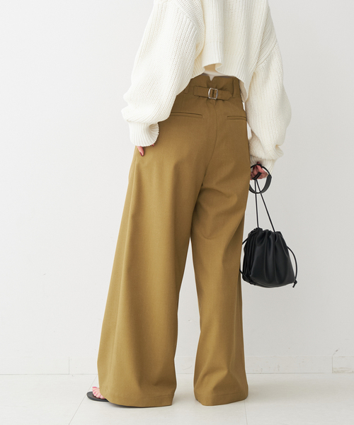 Spick & Span（スピックアンドスパン）の「ワイドタックパンツ