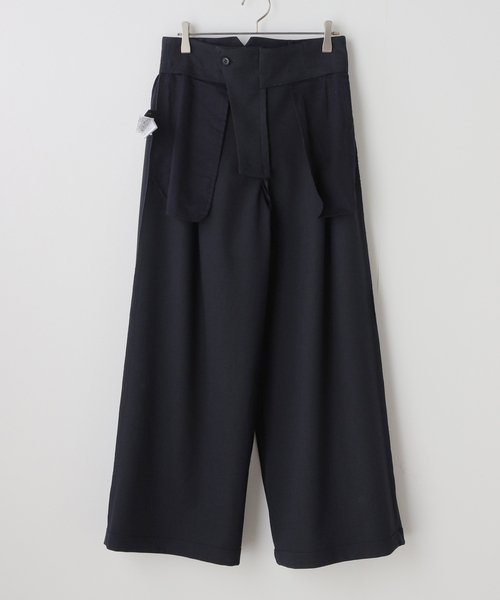 今季 新品 スピックアンドスパン ワイドタックパンツ 38 Spick & Span（スピックアンドスパン）の「ワイドタックパンツ