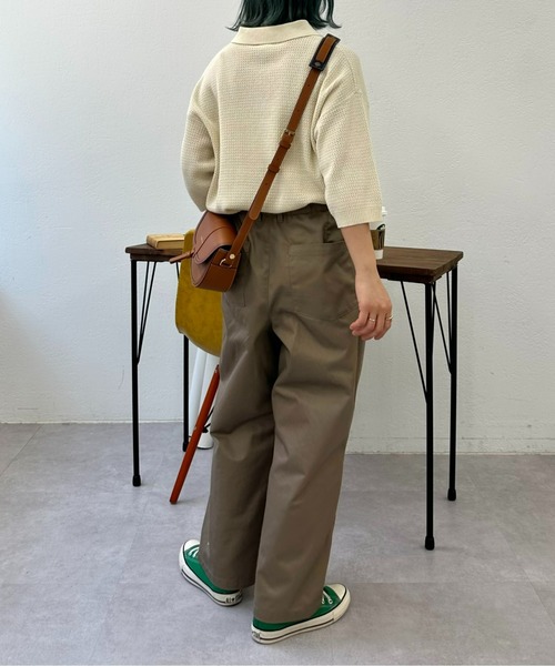 GEVACO(ゲバコ)の「【UNISEX】【GEVACO / ゲバコ】透かし編みニットポロ(ポロシャツ・メンズ・ネイビー/アイボリー/ミント・SMALL/MEDIUM/LARGE)」の19枚目の写真