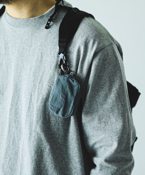 B:MING by BEAMS（ビーミングバイビームス）の「スクエア ポーチS（ポーチ・メンズ・ブラック/レッド/グリーン/ブルー系その他/カーキ・ONE SIZE）」の5枚目の写真