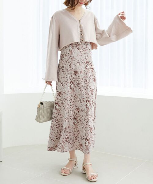 MAJESTIC LEGON(マジェスティックレゴン)の「レディラメニットカーデ(カーディガン/ボレロ・レディース・アイボリー/ピンクベージュ/ライトグレー・MEDIUM)」の19枚目の写真