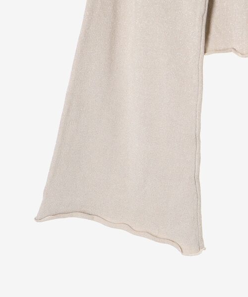 MAJESTIC LEGON(マジェスティックレゴン)の「レディラメニットカーデ(カーディガン/ボレロ・レディース・アイボリー/ピンクベージュ/ライトグレー・MEDIUM)」の10枚目の写真