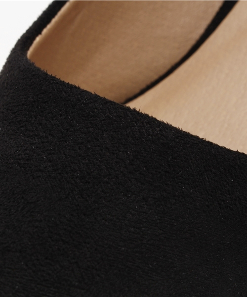 CIAOPANIC（チャオパニック）の「【Ciaopanic】　スウェードタッチパンプス（パンプス・レディース・ブラック/ネイビー/ベージュ・36/37/38）」の9枚目の写真