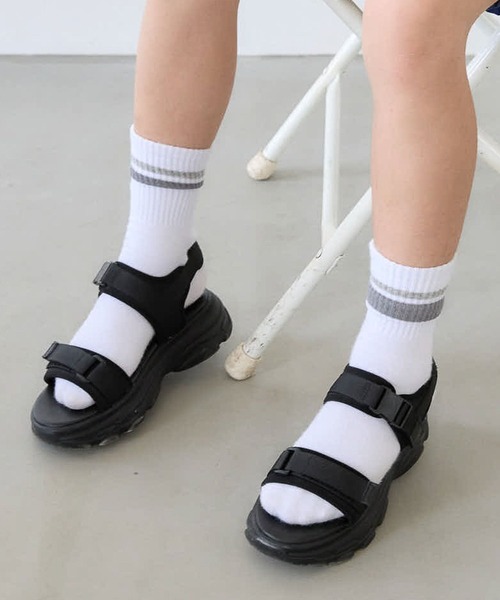 GLOBAL WORK（グローバルワーク）の「スニーカーソールサンダル/110734（サンダル・キッズ・ブラック・24cm/23cm/22cm/21cm）」の17枚目の写真