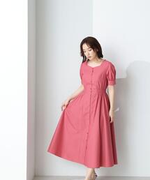 ◇ハートネックシャツワンピース