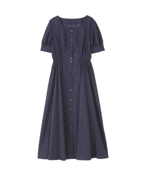 NATURAL BEAUTY BASIC(ナチュラルビューティーベーシック)の「◇ハートネックシャツワンピース(シャツワンピース・レディース・ネイビー/ピンク/ライトグリーン・SMALL/MEDIUM)」の19枚目の写真