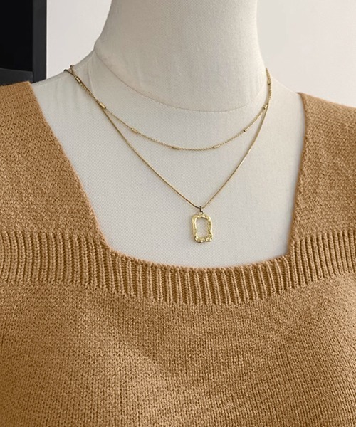Miniministore（ミニミニストア）の「ショート丈 カップ付きニットタンクトップ（タンクトップ・レディース・ダークベージュ/キャメル/ホワイト/ブラック・FREE）」の16枚目の写真