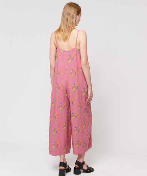 セール】Fireworks print buttoned sleeveless overall