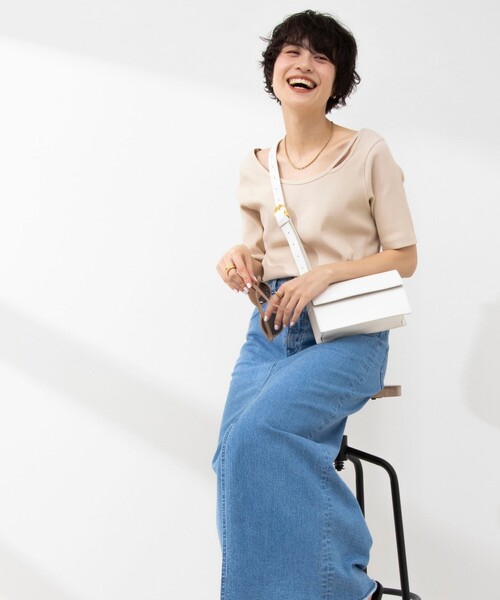【専用】てらゆ様。2WAYニュアンスカットリブハーフスリーブ プルオーバー セール】2WAYニュアンスカットリブハーフスリーブプルオーバー