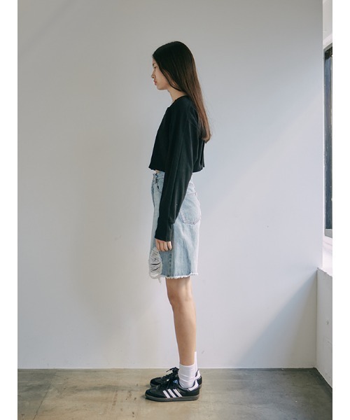 CHAROL（シャロル）の「クラッシュハーフデニム（デニムパンツ・レディース・ブルー/ライトブルー・S/M）」の18枚目の写真