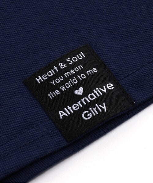 algy（アルジー）の「【接触冷感・吸水速乾】ラインリブオーロラロゴワンピ（ワンピース・キッズ・ネイビー/オフホワイト/ブラック・XX-SMALL/X-SMALL/SMALL/MEDIUM）」の15枚目の写真