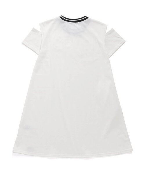 algy（アルジー）の「【接触冷感・吸水速乾】ラインリブオーロラロゴワンピ（ワンピース・キッズ・ネイビー/オフホワイト/ブラック・XX-SMALL/X-SMALL/SMALL/MEDIUM）」の20枚目の写真