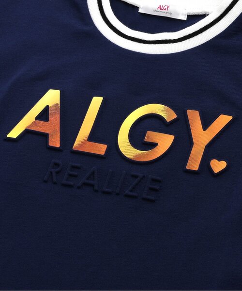 algy（アルジー）の「【接触冷感・吸水速乾】ラインリブオーロラロゴワンピ（ワンピース・キッズ・ネイビー/オフホワイト/ブラック・XX-SMALL/X-SMALL/SMALL/MEDIUM）」の22枚目の写真