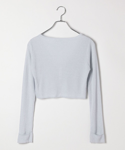 トップス iii Heather（ヘザー） カーディガン シアーラメカーディガン 118739