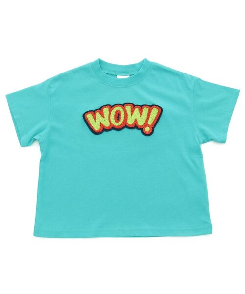BREEZE（ブリーズ）の「【リンク】ロゴサガラワッペンTシャツ_一部WEB限定サイズ（Tシャツ/カットソー・キッズ・グリーン/ブルー/イエロー/パープル/レッド/ピンク・100/150/140/130/120/110/90/80）」の2枚目の写真