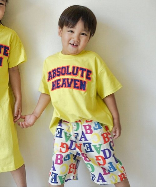 BREEZE（ブリーズ）の「【リンク】ロゴサガラワッペンTシャツ_一部WEB限定サイズ（Tシャツ/カットソー・キッズ・グリーン/ブルー/イエロー/パープル/レッド/ピンク・100/150/140/130/120/110/90/80）」の21枚目の写真