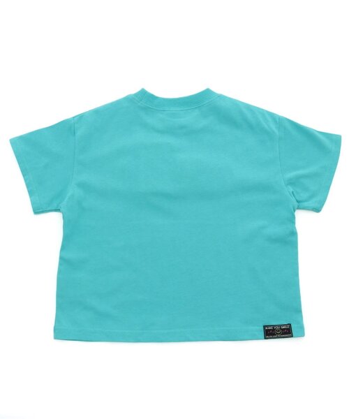 BREEZE（ブリーズ）の「【リンク】ロゴサガラワッペンTシャツ_一部WEB限定サイズ（Tシャツ/カットソー・キッズ・グリーン/ブルー/イエロー/パープル/レッド/ピンク・100/150/140/130/120/110/90/80）」の13枚目の写真