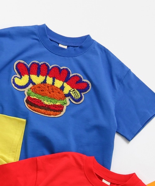 BREEZE（ブリーズ）の「【リンク】ロゴサガラワッペンTシャツ_一部WEB限定サイズ（Tシャツ/カットソー・キッズ・グリーン/ブルー/イエロー/パープル/レッド/ピンク・100/150/140/130/120/110/90/80）」の3枚目の写真