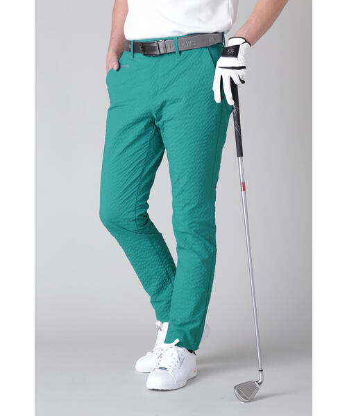 ST ANDREWS ストライプパンツ ホワイト サッカーストライプ ストレッチパンツ (WOMENS) | St ANDREWS